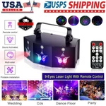 9-EYE Led Laser Dmx Scan Projector Strobe Dj Party Stage Lighting W/remote. Fixed Price $45.99.