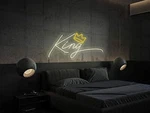 King Crown Vivid Led Neon Sign Lamp Light Flex Acrylic Wall Decor Bright Cute. Fixed Price $189.99.