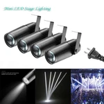 4PCS Mini Led Stage Lighting Spotlight-beam Pinspot Dj Disco Party Wedding. Fixed Price $39.99.