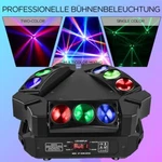 240W 9LED Moving Head Stage Lighting Rgb Spider Beam Lights Dmx Dj Disco Party. Fixed Price $129.99.