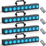 4X 90W Wall Wash Bar Light Dmx 9LED Rgbw 4IN1 Dj Party Disco Stage Show W/remote. Fixed Price $92.34.