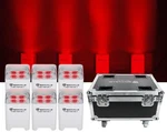 Rockville Wet Par Wc Package White (6) Dj Wash Lights+wireless Charging Case. Fixed Price $1249.00.