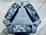 Dragonx Rgb Moving Head Light 9X3W Led 12/19 Dmx Channel Sound & Voice Activated. Fixed Price $135.95.