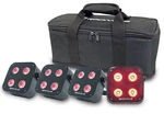 Rockville Pack Mini IR4 Black Dj/party Wash Up Lights+wireless Dmx+app+bag. Fixed Price $369.95.