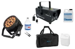 American Dj 18P Hex Ip Outdoor Rgbaw+uv Led Dmx Par Wash Up-light+fogger+bag. Fixed Price $716.80.