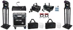 2) American Dj Focus Spot 4Z Moving Head Lights+case+dmx Controller+stands+hazer. Fixed Price $4291.35.