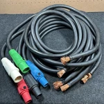 Cam Lock 4/0 Set Of 5 Feeder Generator Power Cable Panel Tails 10FT Mmfff. Fixed Price $650.00.