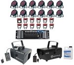 12 American Dj Eliminator Lp Hex Led Par Wash Lights+dmx Control+hazer+fogger. Fixed Price $1934.70.