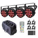 Chauvet Dj Slimpar T12 Bt Ils Rgb Led Compact Wash Lights Bluetooth 4 Pack. Fixed Price $677.40.