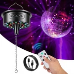Disco Motor Rotating Mirror Ball Spinner W/ Remote Adjustable Speed For Party. Fixed Price $23.99.