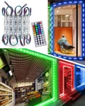 Pomelotree Led Storefront Lights For Business Waterproof Decorative Rgb. Fixed Price $70.88.