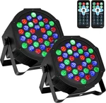 Dj Par Lights, Rgb 36 Stage Sound Activated,remote & Dmx Controlled. Fixed Price $94.99.