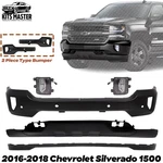 Front Bumper Primed & Fog Lights Kit For 2016-2018 Chevrolet Silverado 1500. Fixed Price $409.80.
