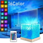 16 Colors Led Night Light Ocean Wave Projector Lamp Aurora Bedroom With Remote. Fixed Price $10.99.