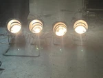 Altman Par 64 Fixtures Wired In Series Acl Configuration With Ge 4552 250W 28V. Fixed Price $200.00.