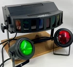 Vtg Mbt Rascal Variable Speed Dj-dancefloor Lighting W-red And Green Baby Spots. Fixed Price $120.00.