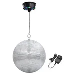 Yescom 12" Large Disco Ball With Motor 6RPM 18 Rgbw Led Lights For 70S 80S Party. Fixed Price $69.90.