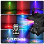 1024 Patterns Led Rgb Stage Laser Projector Dj Disco Party Show Lighting. Fixed Price $22.99.