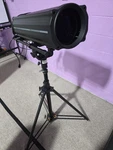Mega-lite Drama Fs-led 900 Follow Spot 350W Cob Led, Dmx, Zoom, Stand Included. Fixed Price $2200.00.