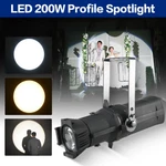 200W Led Profile Spot Light Dj Stage Leko Warm White Church Wedding. Fixed Price $299.00.