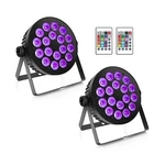 180W Rgbw Par Lights Dmx - Led Stage 2 Pack With 4IN1 Quad Smooth .... Fixed Price $118.26.