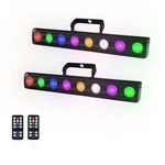 Wall Washer LIGHT,2 Pc Rgb Color Party Lights, Dj 4 IN1 Sound Activated Stage.... Fixed Price $58.17.
