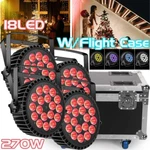 270W Rgbw 18LED Stage Dmx Disco Wedding Party Show Bar Lighting W/case. Fixed Price $208.99.