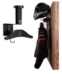 Tactical Gear Holder With Helmet Stand American Flag Color Wall Rack Organizer. Fixed Price $34.99.