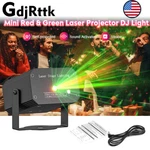 Mini Laser Projector Stage Dj Lights R/g Disco Lighting Xmas Party. Fixed Price $16.99.