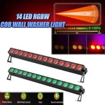 280W Rgbw Cob 14 Led Wall Washer Light DMX512 Pixel Sound Active Stage Bar. Fixed Price $49.96.