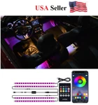 48 Rgb Led Strip Neon Atmosphere Light Kit Usb Plug Bluetooth App Remote Control. Fixed Price $10.98.