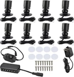 8 Pack Dimmable Usb Mini Led Spotlight Jewelry Showcase Display 6400K. Fixed Price $38.99.