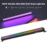 Led Rgb Wall Wash Light 180W DMX512 Auto Sound Mode Commercial Performances. Fixed Price $60.99.