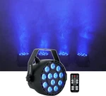 Rockpar Tri 12W Led Rgb Can Wash Light, 7 Dmx Channels, Remote Included, Sou. Fixed Price $58.12.