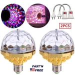 2 Disco Crystal Ball Bulb Rotating Stage Party Light Led Strobe Night Lamp. Fixed Price $11.55.