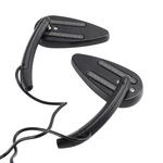 Aluminum Black Custom Led Turn Signal Mirrors For Touring Softail Dyna Rocker. Fixed Price $75.63.