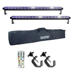 Chauvet Dj Slimstrip UV-18 Irc Ultraviolet Black Light Wash Remote + Bags 2.... Fixed Price $541.40.