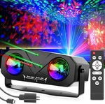 5-IN-1 Party Disco Light With Remote, Led Strobe Laser Water Wave Projector. Fixed Price $78.99.