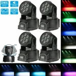 Uking 105W Rgbw 4-IN-1 Moving Head Stage Wash Lighting DMX512 Wedding Bar. Fixed Price $428.99.