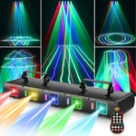 Led Laser Dj 5 Lens Beam Rgbyc Stage Disco Show Dmx Party Lighting. Fixed Price $499.99.