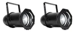 2) American Adj Par Z100 5K2 100W Cob Cool White Led Dmx Stage Lights. Fixed Price $798.00.