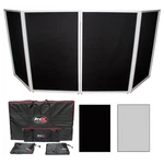 Prox XF-4X3048W MK3 White Aluminum Four Panel Scrim Facade Package. Fixed Price $329.99.