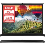 Pyle Portable Projector Screen - Mobile Projection Stand, 40", White. Fixed Price $94.99.