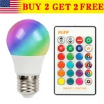 E27 Led Light Bulb 16 Changing Magic Rgbw Lamp Remote Control Colorful. Fixed Price $8.51.