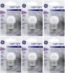Ge 41267 7.5 Watt White Screw In Night Light - Quantity Of Bulbs. Fixed Price $33.67.