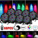 108W U'king Led Strobe Can Stage Lighting Rgb Dmx Party Disco Dj Lights. Fixed Price $139.99.