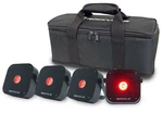 Rockville 4 Pack Mini RF1 V3 Black Rechargable Dj Par Wash Up Lights+bag+rf+app. Fixed Price $249.95.