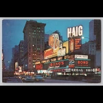 Postcard Times Square New York City Broadway Night Lights. Fixed Price $19.99.