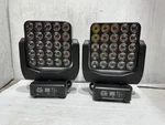 Elation Professional Acl 360 Matrix Moving Head Lights (pair) Ths. Fixed Price $1395.00.