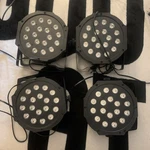 Missyee 4 Stage Lights 18 Multi Colored Sound Activate Series 3379 No Remote. Fixed Price $77.00.